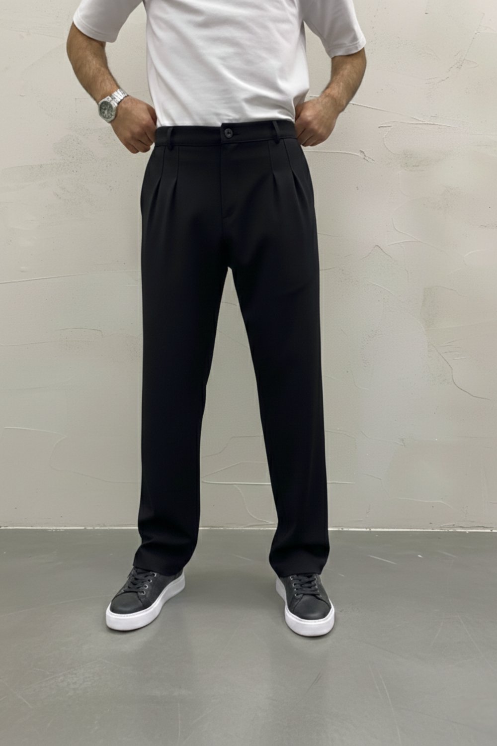 Kışlık Baggy Pantolon Siyah