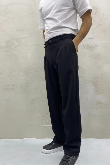 Kışlık Baggy Pantolon Siyah