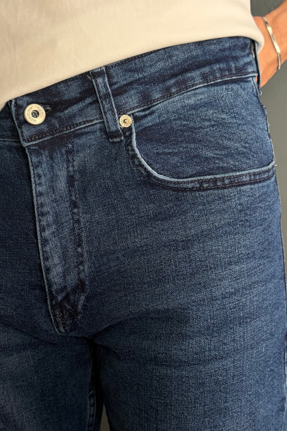 Koyu Mavi Regular Fit Jean