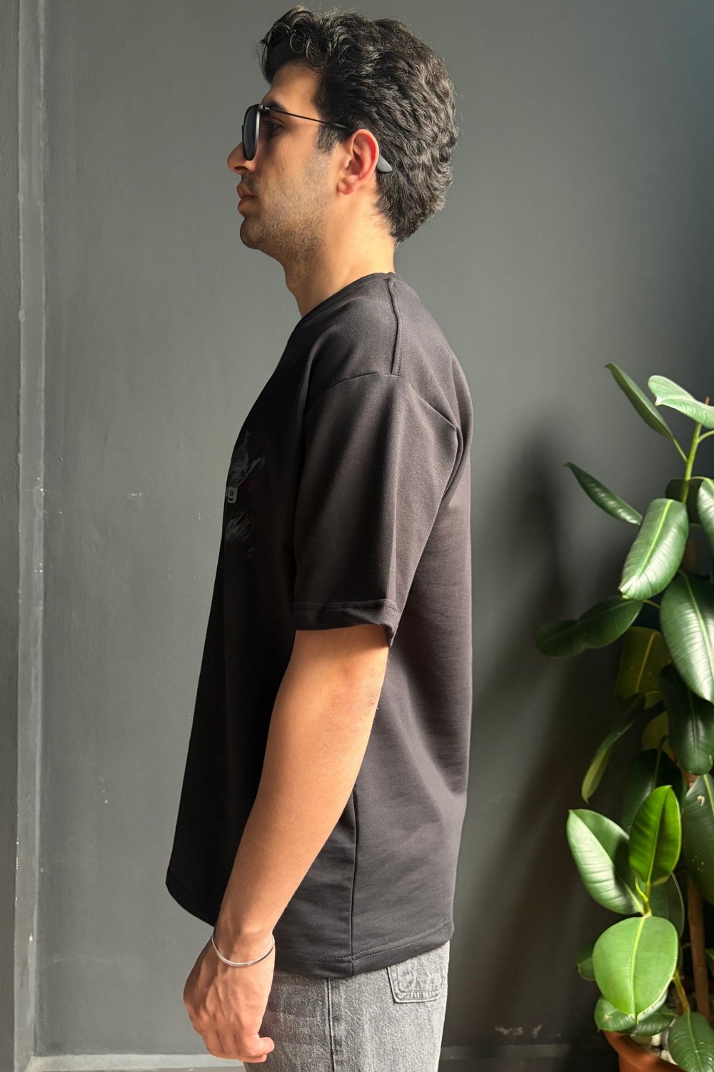 Siyah alexanderwang Baskılı Tişört