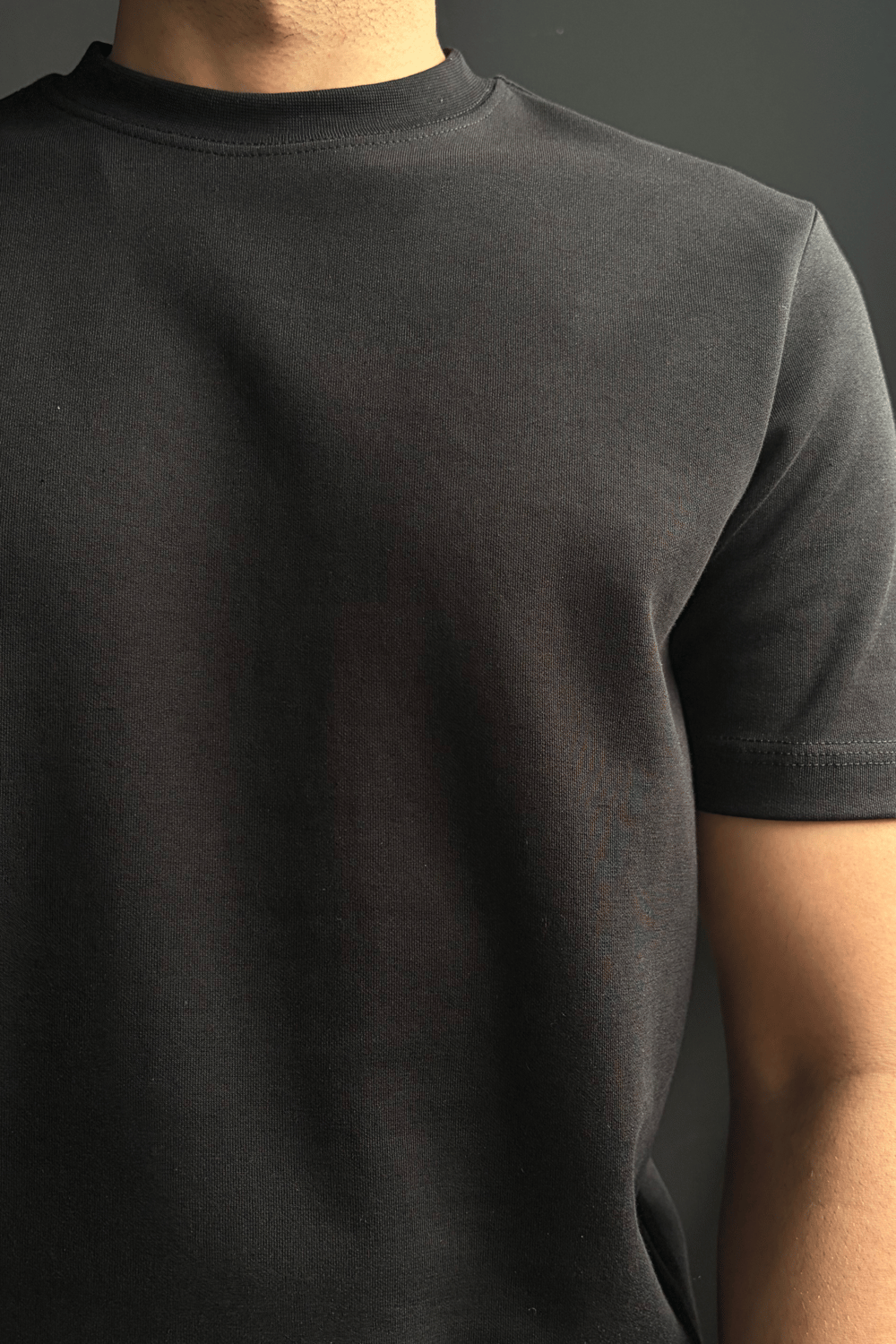 Slimfit Basic Siyah Tişört