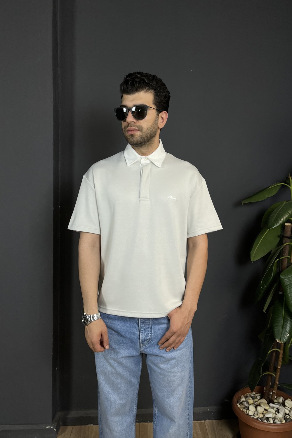 Taş Çift Patlı Regularfit Polo Yaka Tişört