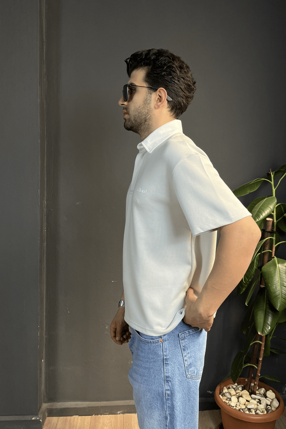 Taş Çift Patlı Regularfit Polo Yaka Tişört