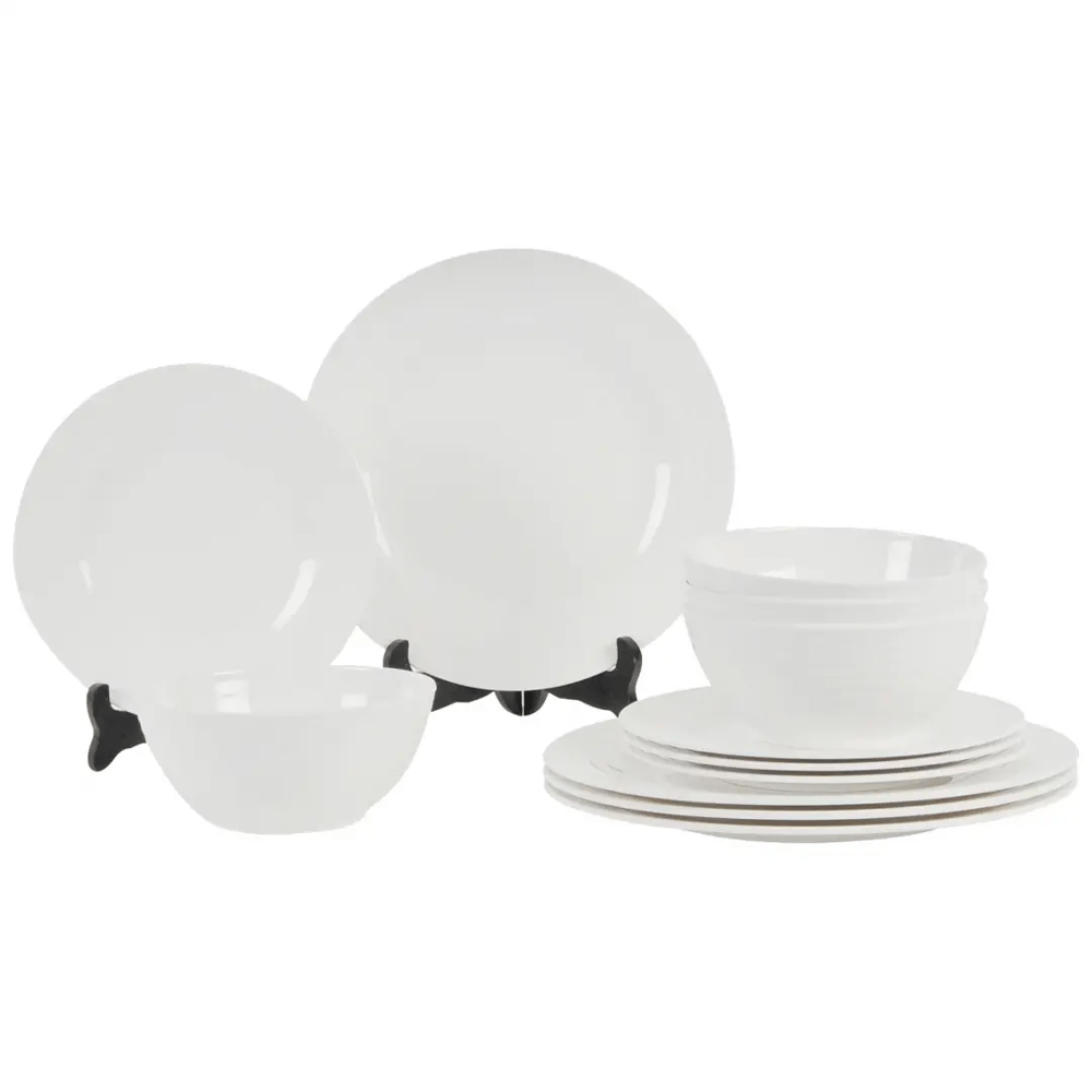 Kampa Blanco 12 Parça Melamin Yemek Takımı