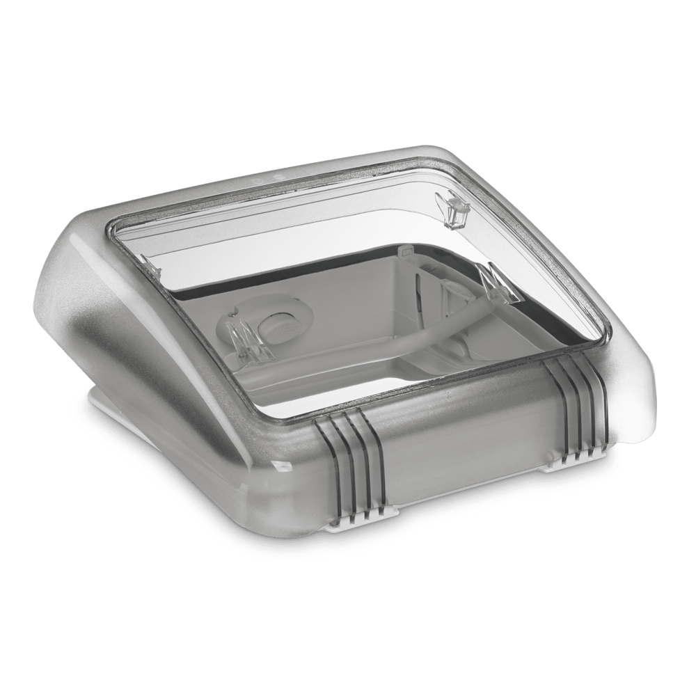 Dometic Micro Heki Roof window with flyscreen and forced ventilation