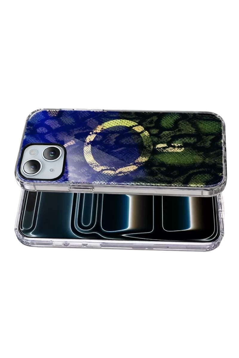 Mey İthalat®   iPhone 14 Desina Magsafe Kapak - Desen 7
