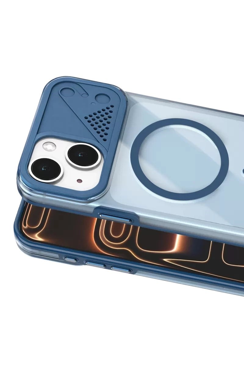 Mey İthalat®   iPhone 14 Zinko Magsafe Kapak - Lacivert