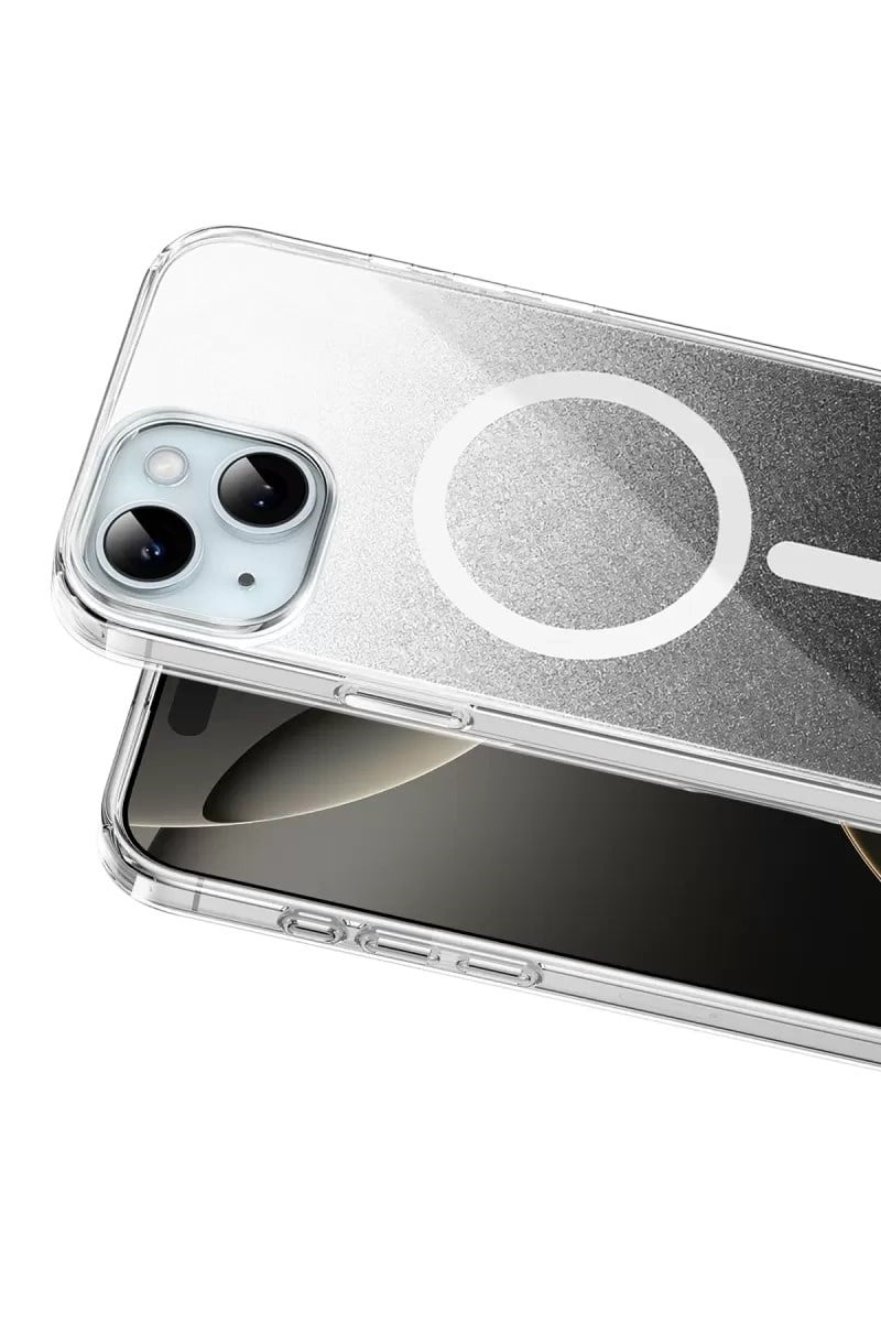 Mey İthalat®   iPhone 15 Sora Simli Magsafe Kapak - Siyah