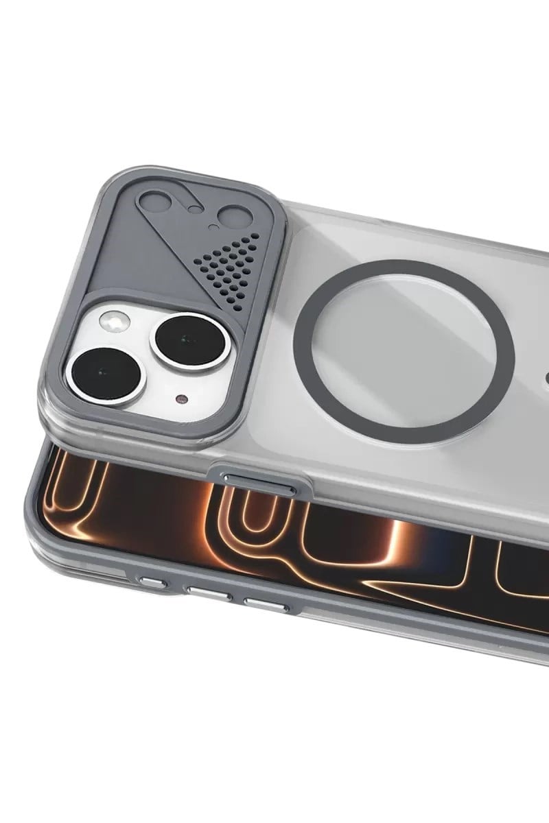 Mey İthalat®   iPhone 15 Zinko Magsafe Kapak - Titan Gri