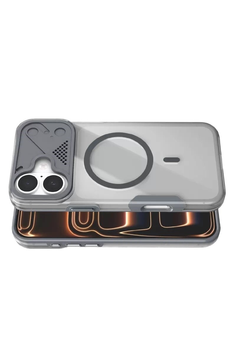 Mey İthalat®   iPhone 16 Zinko Magsafe Kapak - Titan Gri
