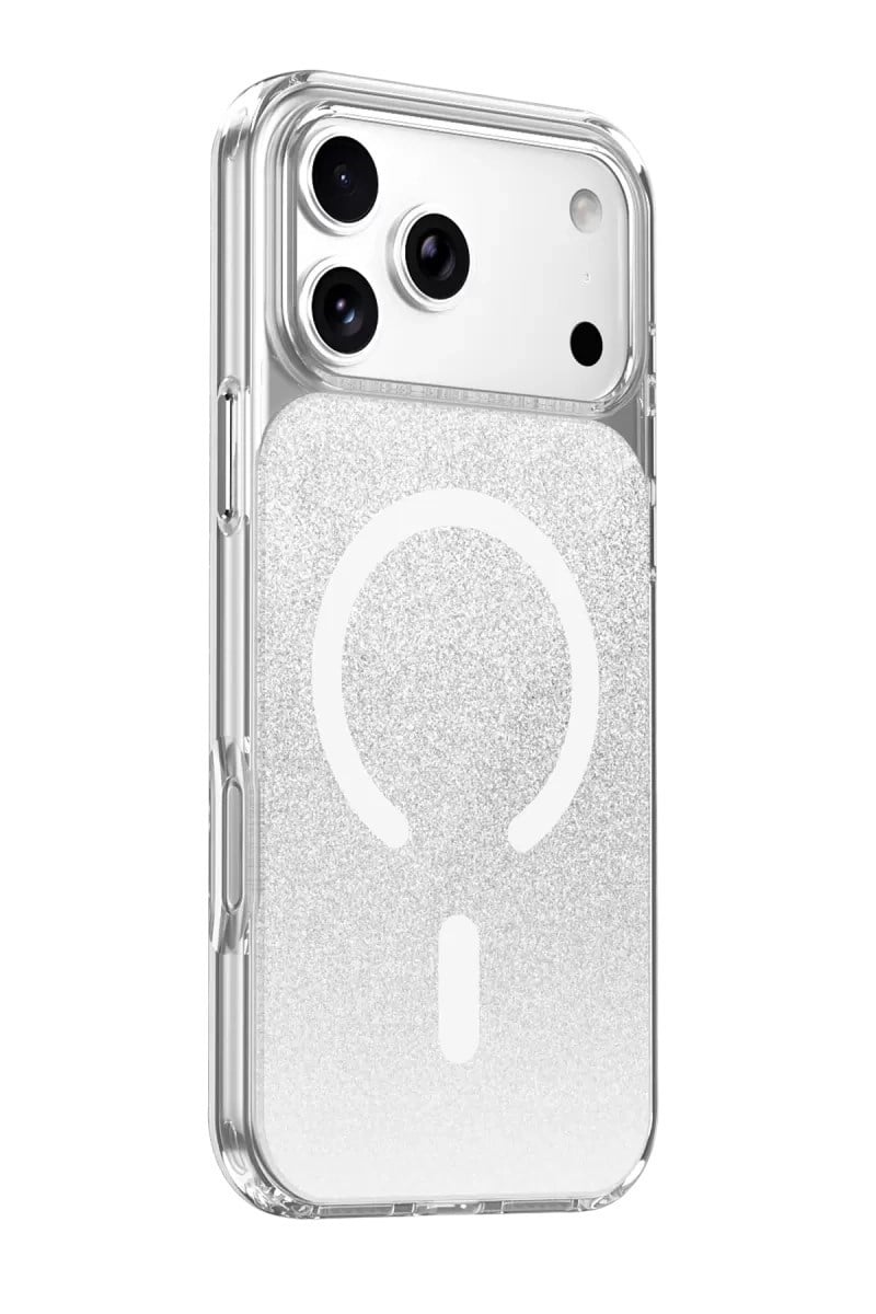 Mey İthalat®   iPhone 17 Pro Max Sora Simli Magsafe Kapak - Beyaz