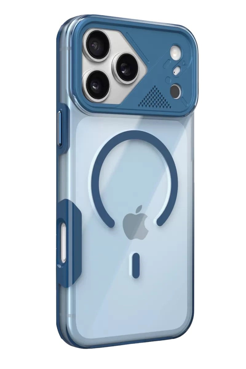 Mey İthalat®   iPhone 17 Pro Max Zinko Magsafe Kapak - Lacivert