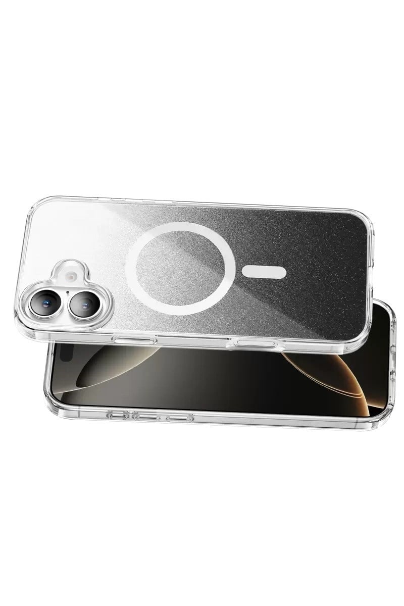 Mey İthalat®   iPhone 17 Sora Simli Magsafe Kapak - Siyah
