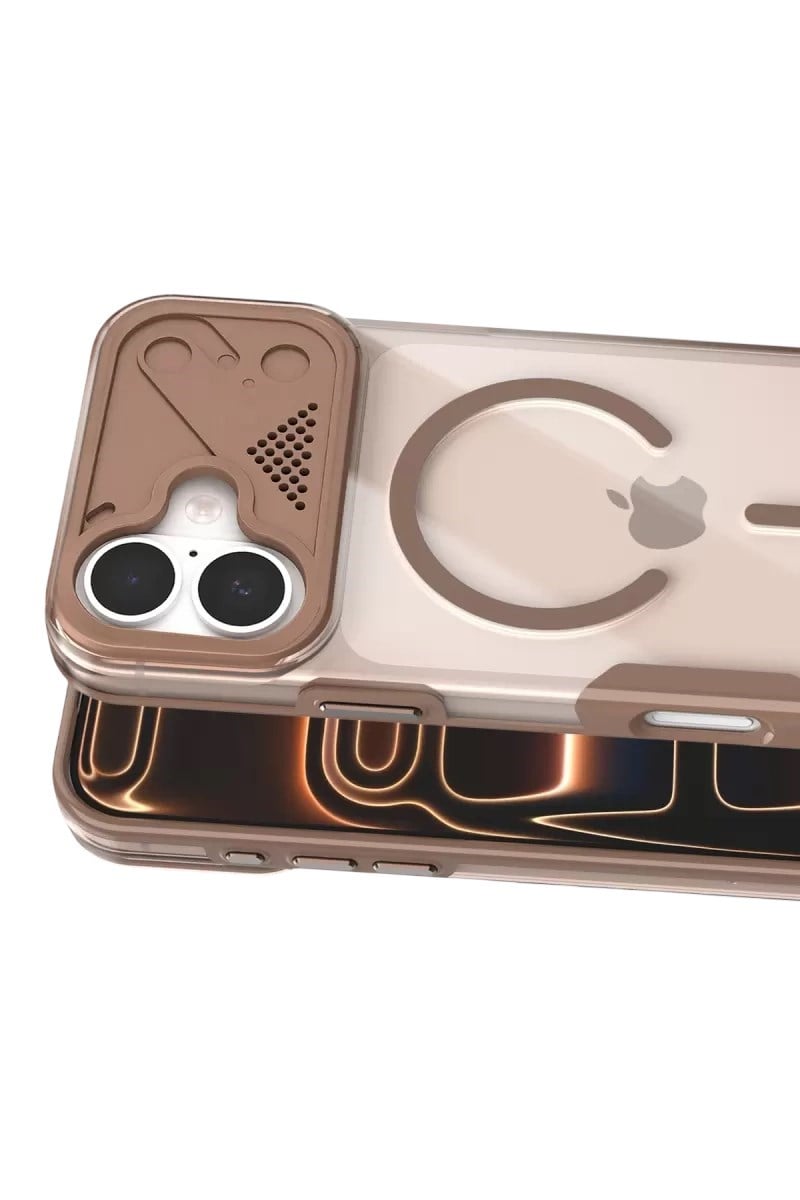 Mey İthalat®   iPhone 17 Zinko Magsafe Kapak - Çöl Titanyum
