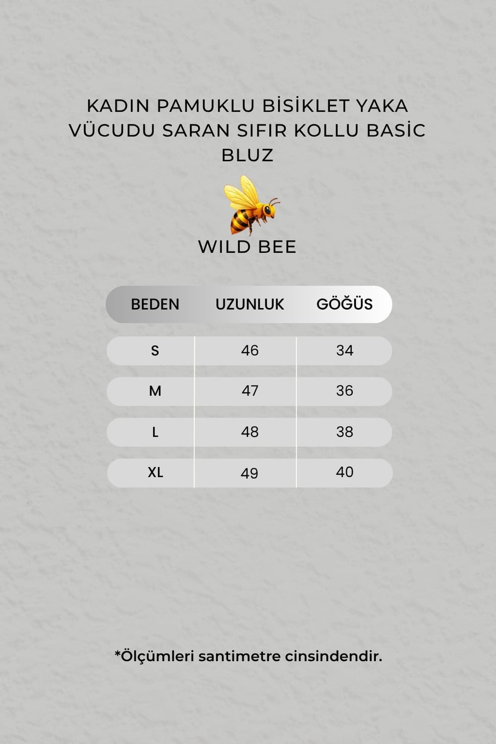 Kadın Füme Pamuklu Bisiklet Yaka Vücudu Saran Sıfır Kollu Basic Bluz