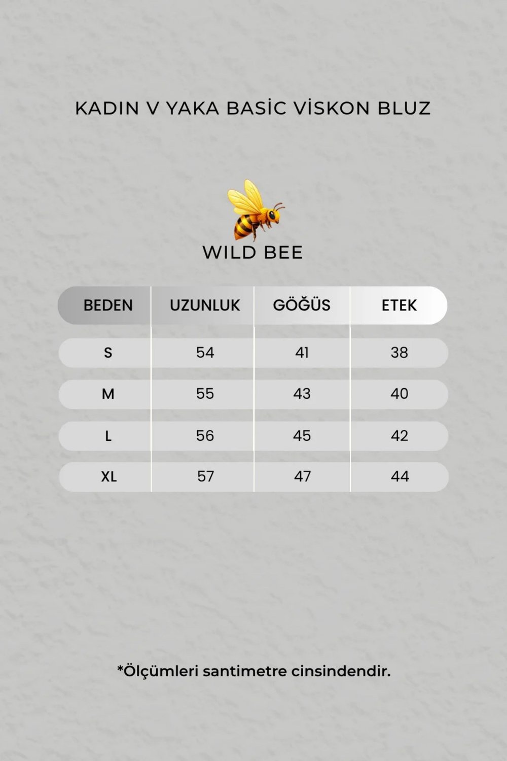 Kadın Kahverengi Ön Arka V Yaka Basic Viskon Bluz