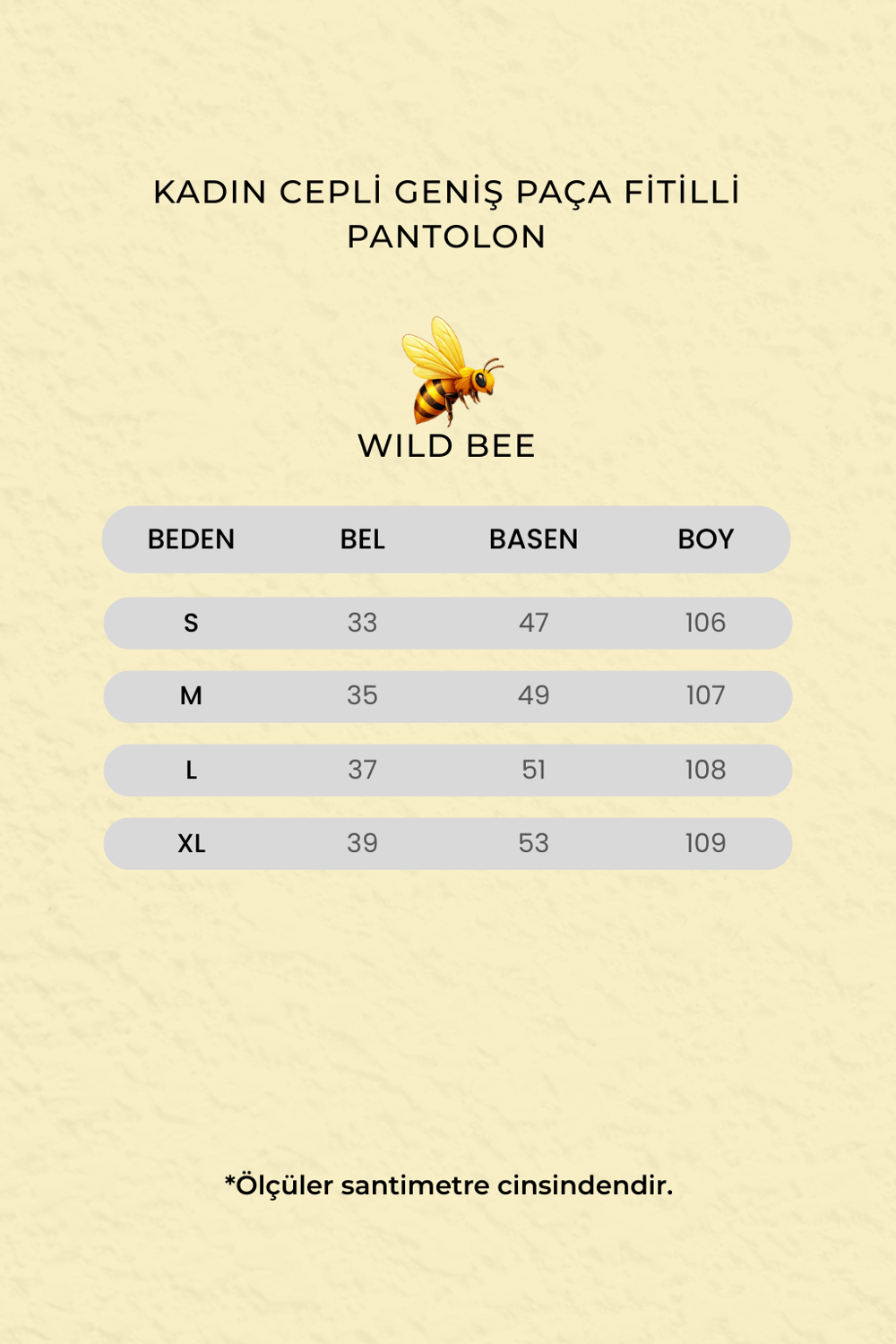 Kadın Lacivert Cepli Geniş Paça Fitilli Pantolon