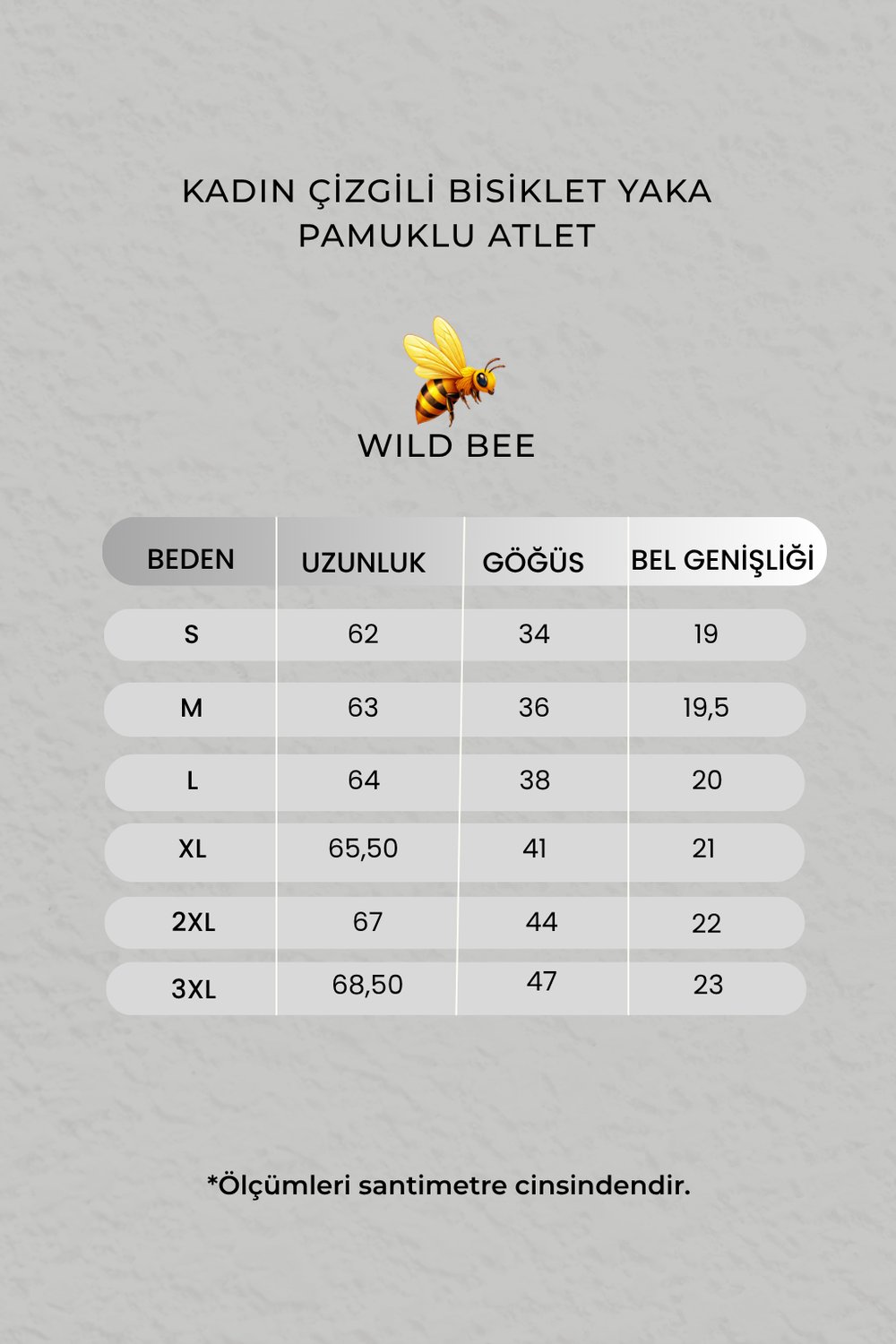 Kadın Lacivert Çizgili Bisiklet Yaka Pamuklu Atlet
