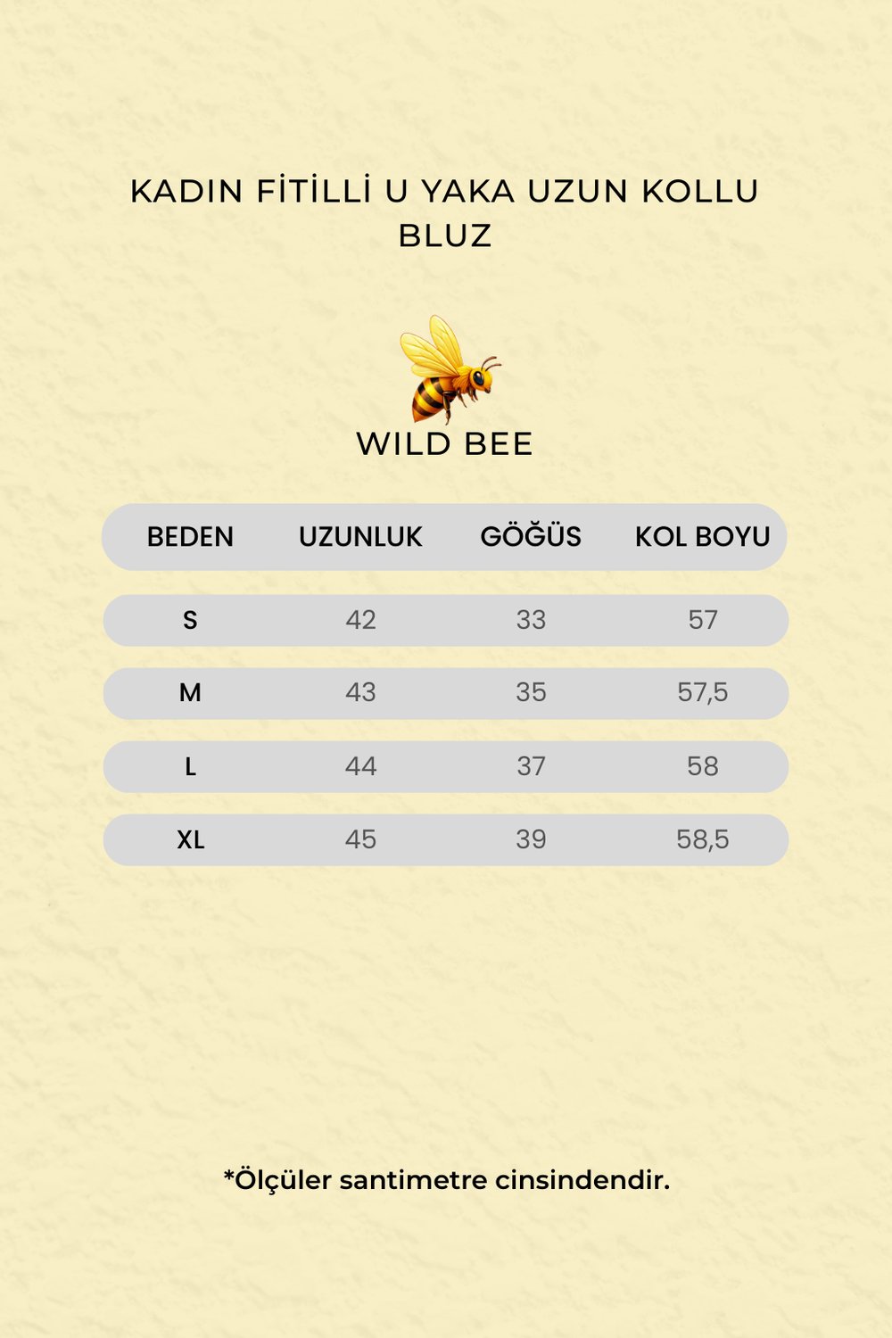 Kadın Lacivert Fitilli U Yaka Uzun Kollu Bluz