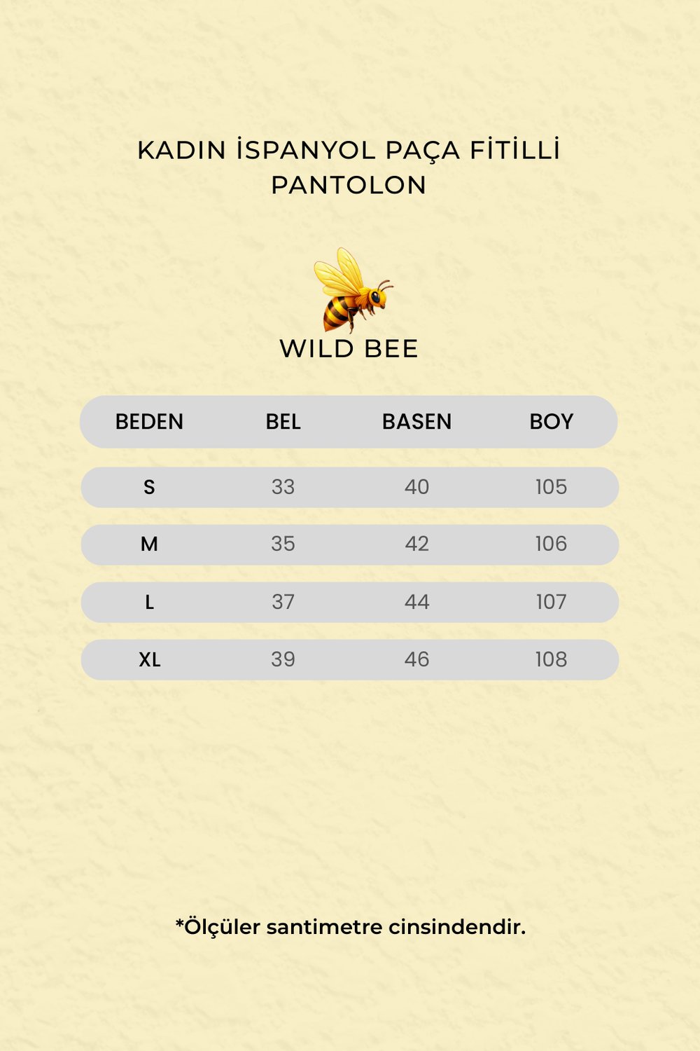 Kadın Lacivert İspanyol Paça Fitilli Pantolon
