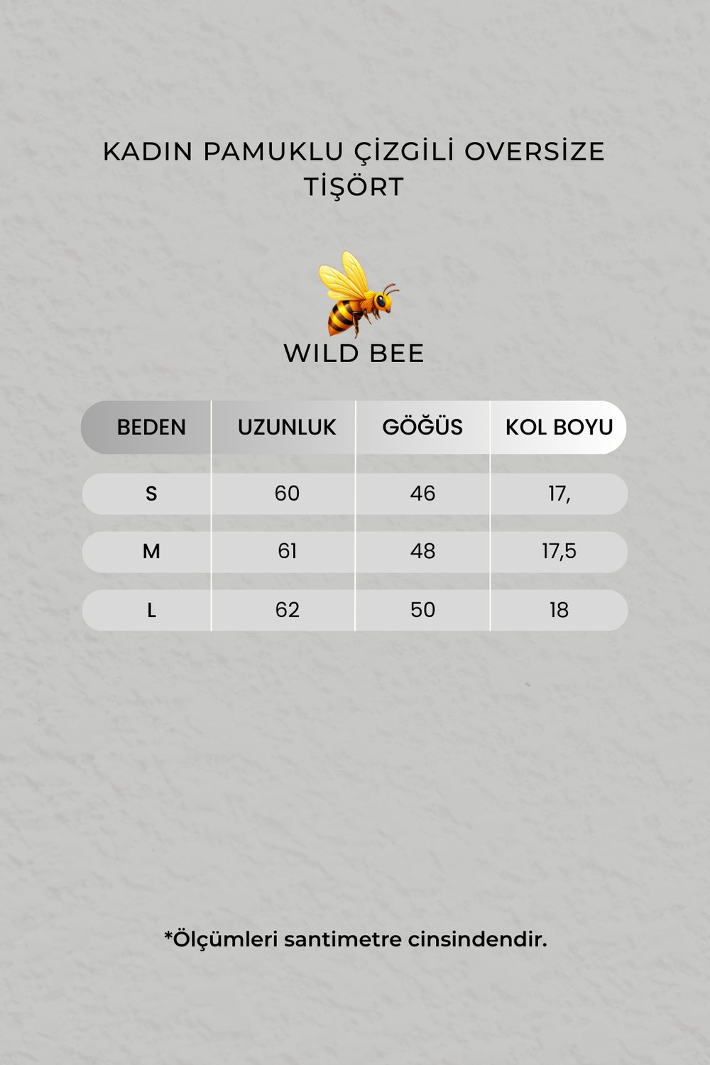 Kadın Mavi Pamuklu Çizgili Oversize Tişört