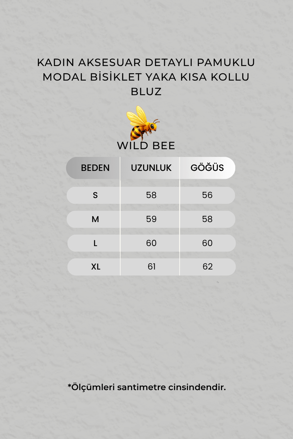 Kadın Siyah Aksesuar Detaylı Pamuklu Modal Bisiklet Yaka Kısa Kollu Bluz