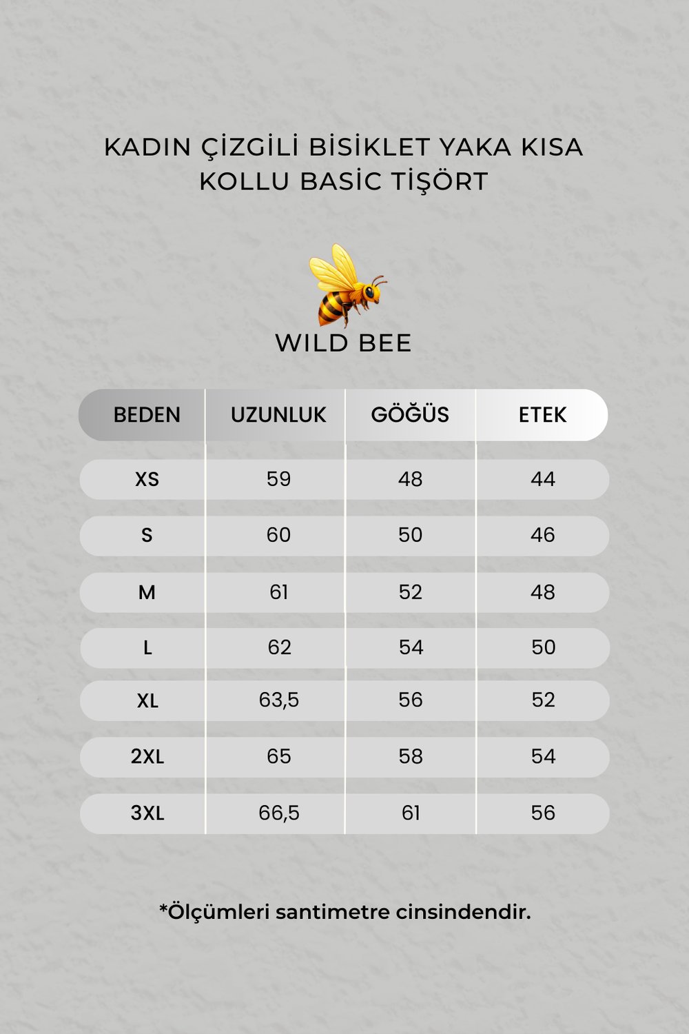 Kadın Yeşil Çizgili Bisiklet Yaka Kısa Kollu Basic Tişört