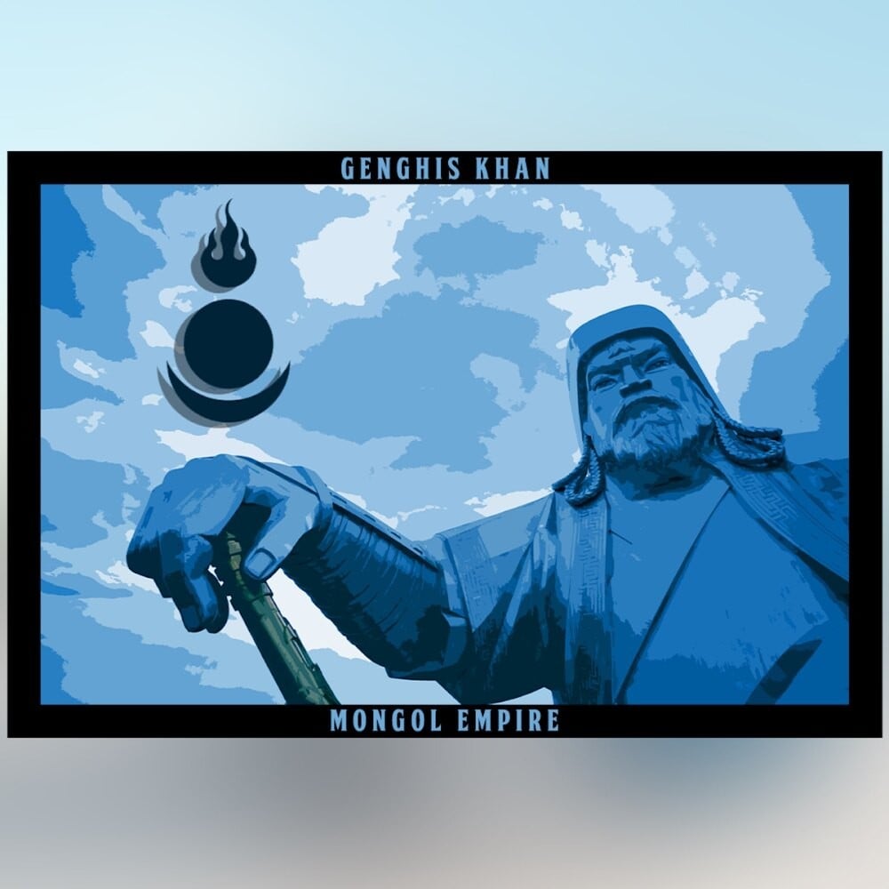 CENGİZ HAN II TEMALI KUPA BARDAK