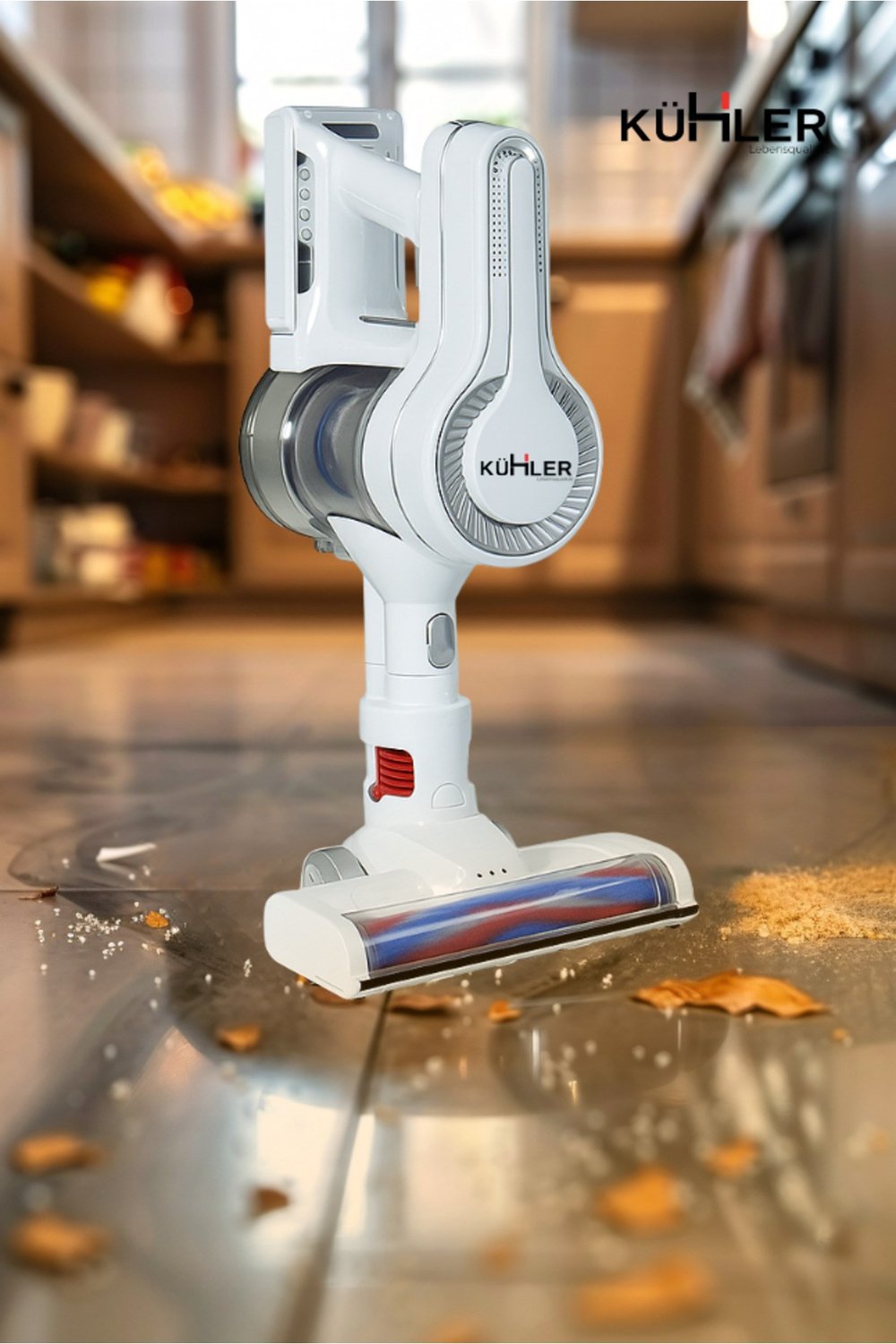Homart KH-V300 Turbo Fırçalı Dikey Şarjlı Süpürge