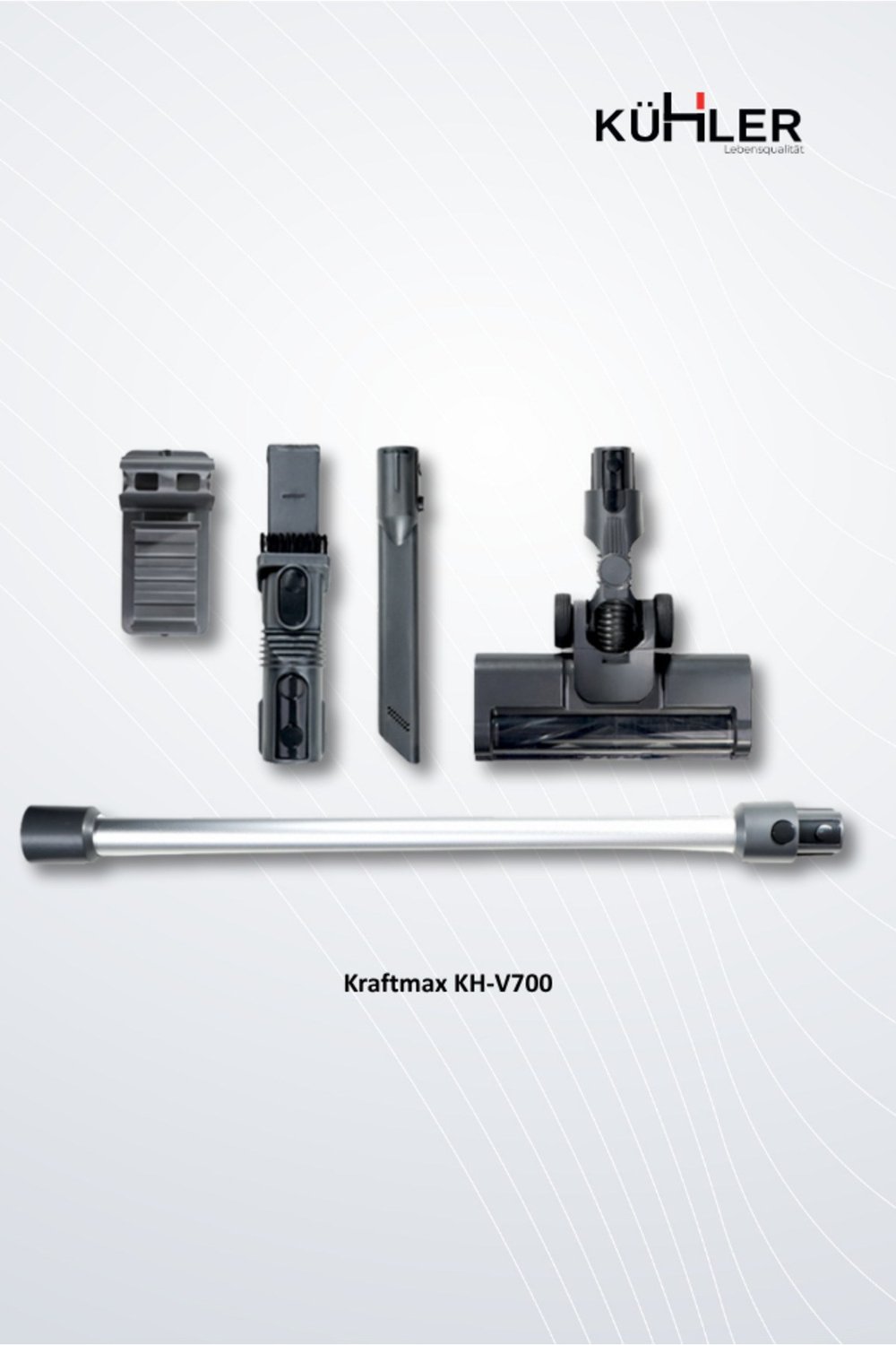 Kraftmax KH-V700 Kablosuz Turbo Fırçalı Dikey Şarjlı Süpürge