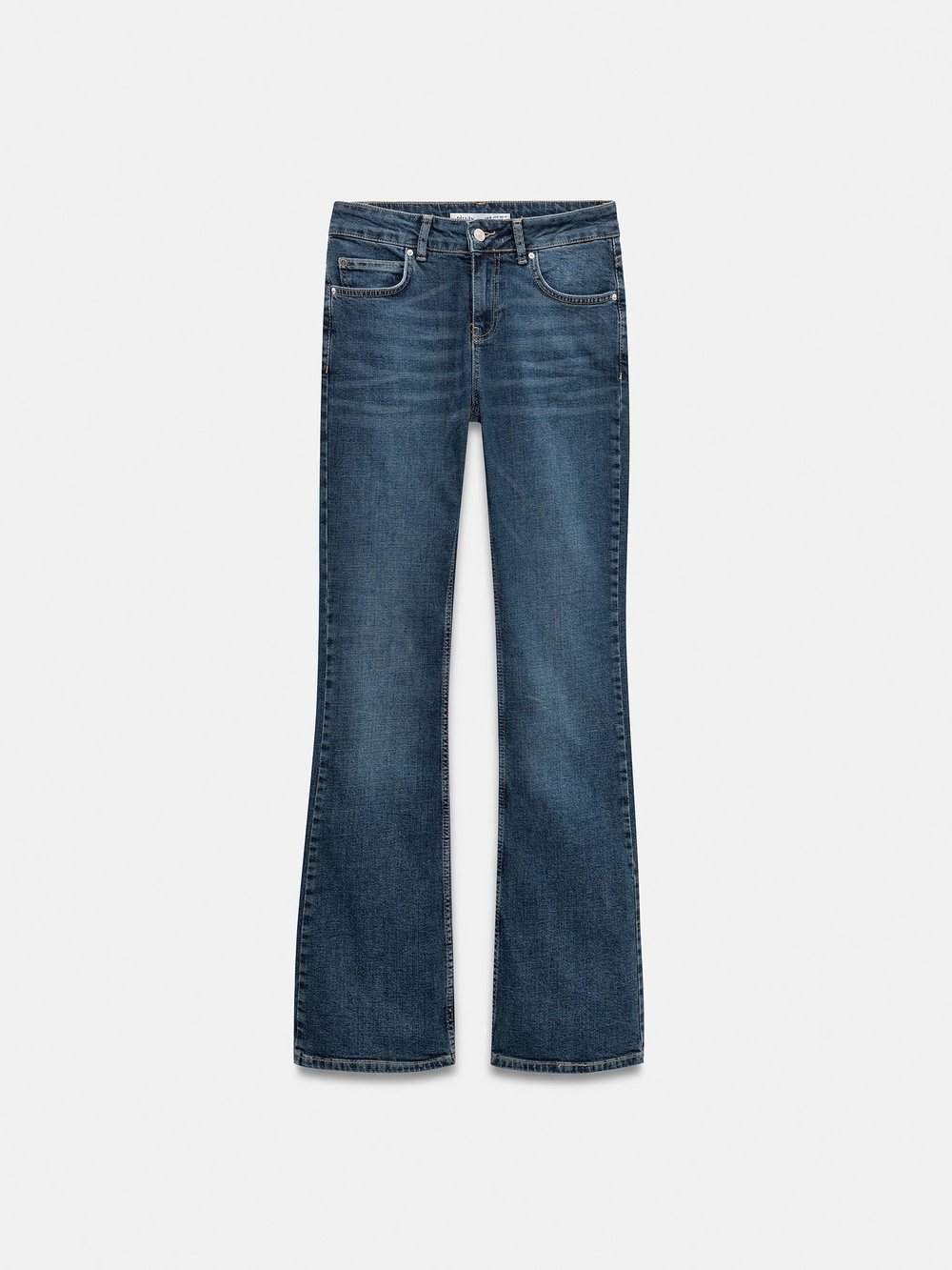 Low Rise Stretch Blue Jeans