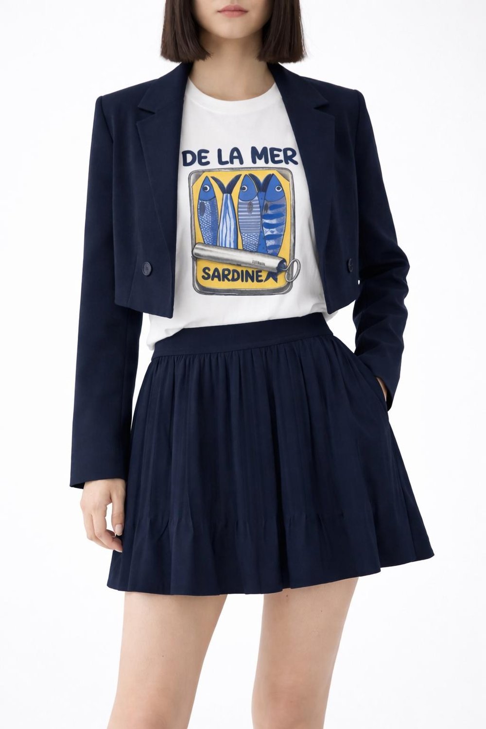 Del La Mer Baskılı T-Shirt