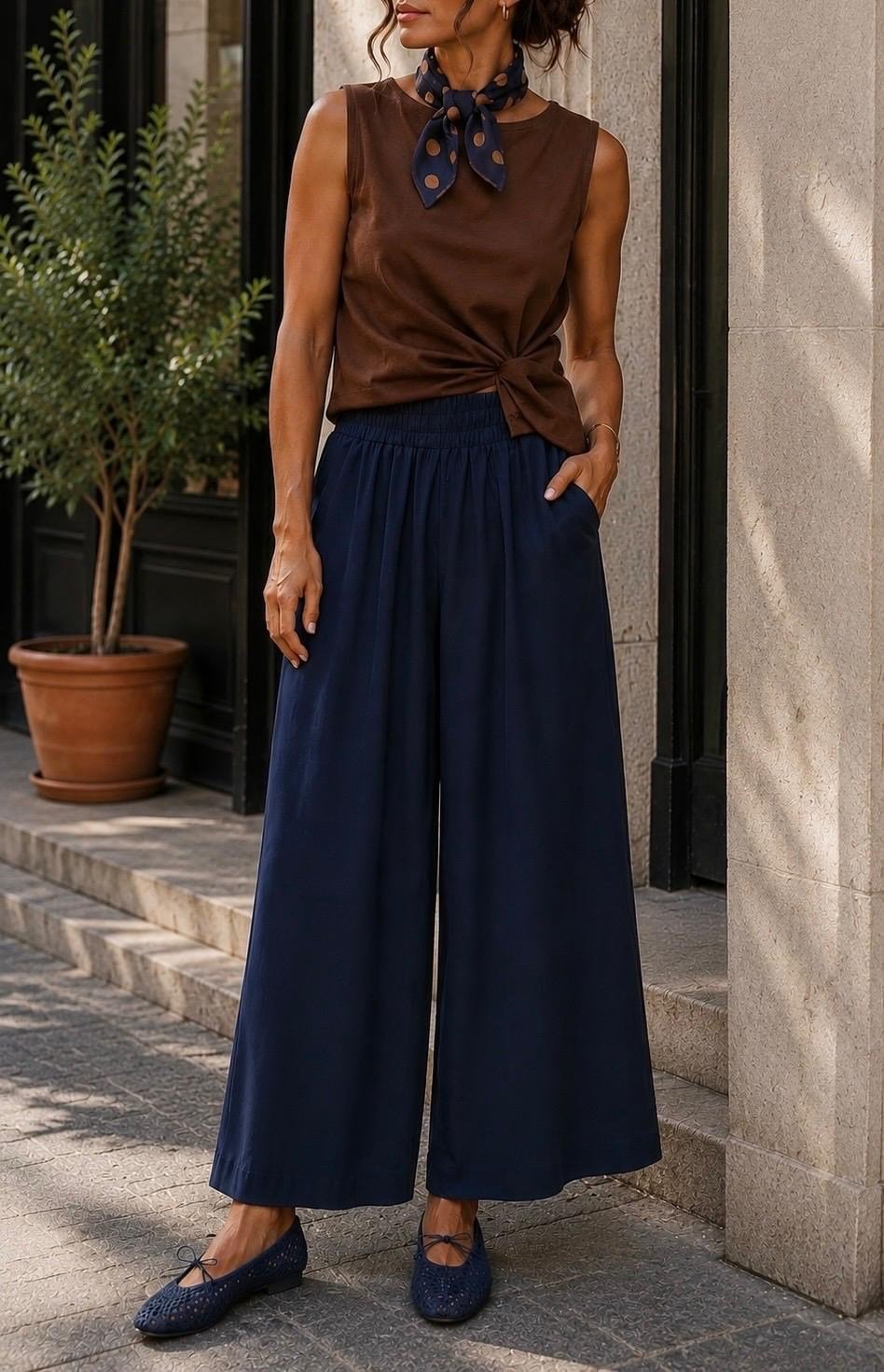 Navy Pants