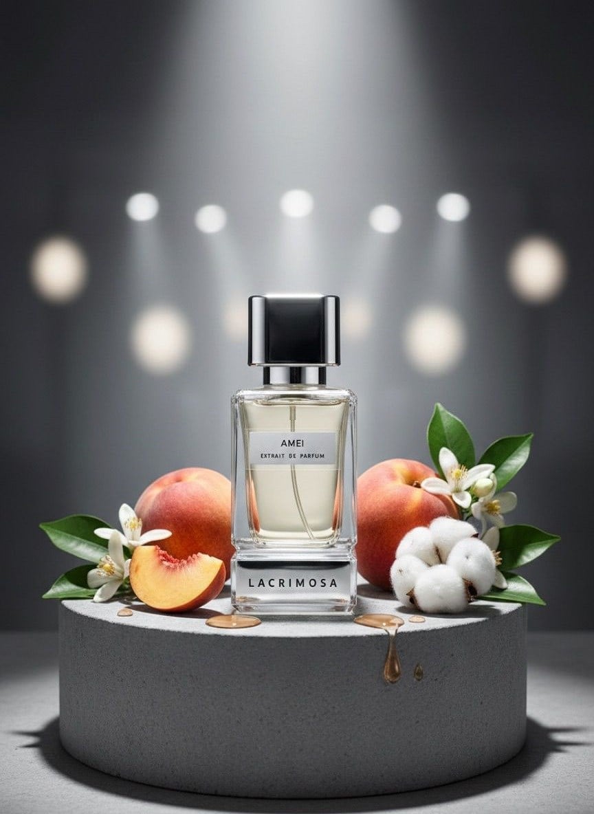 Amei 50 ml Kadın Parfüm Çiçeksi & Meyveli Zambak, Mandalina, Şeftali, Misk, Vanilya