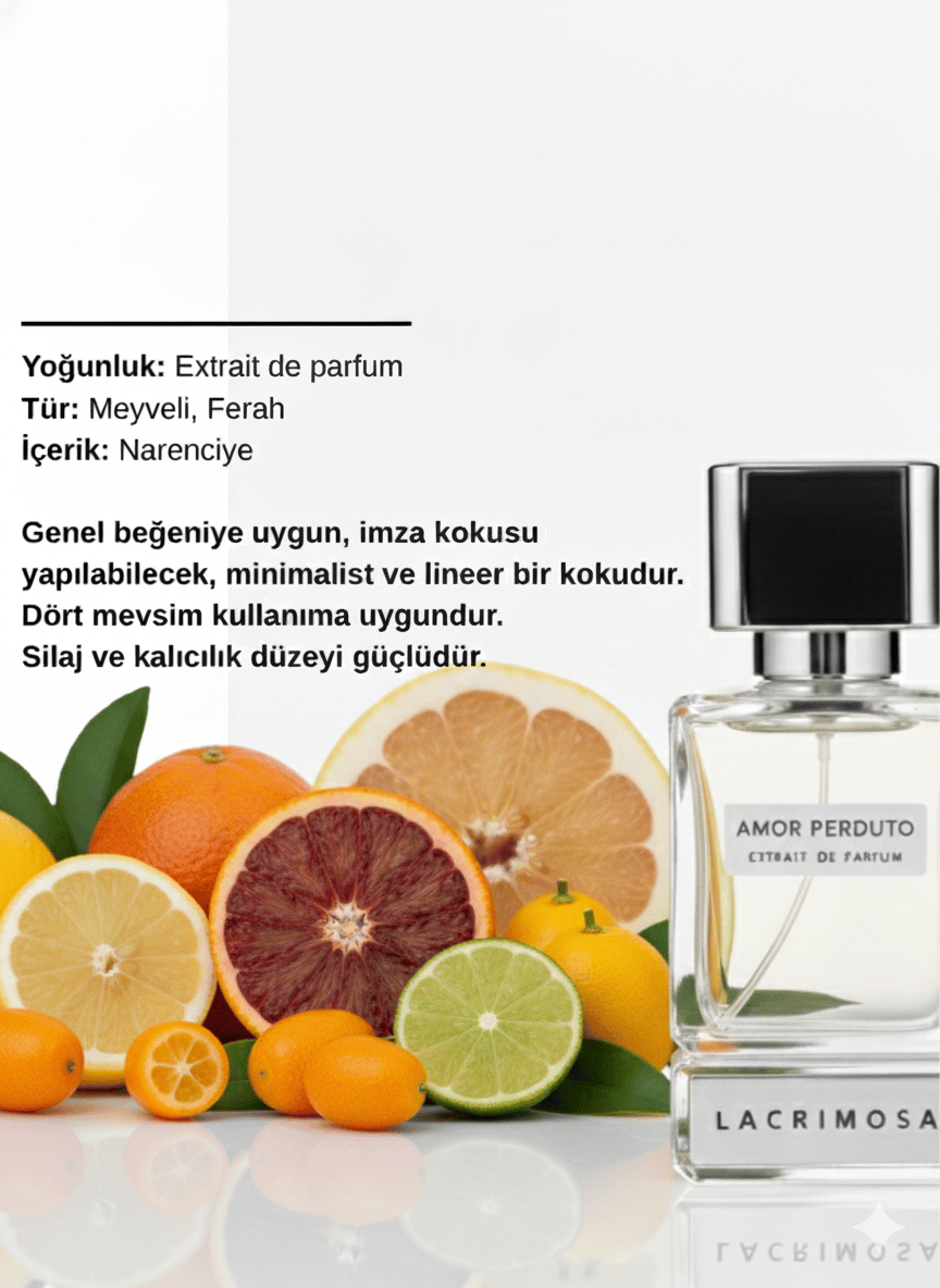 Amor Perduto 50 ml Unisex Parfüm Meyveli&Ferah