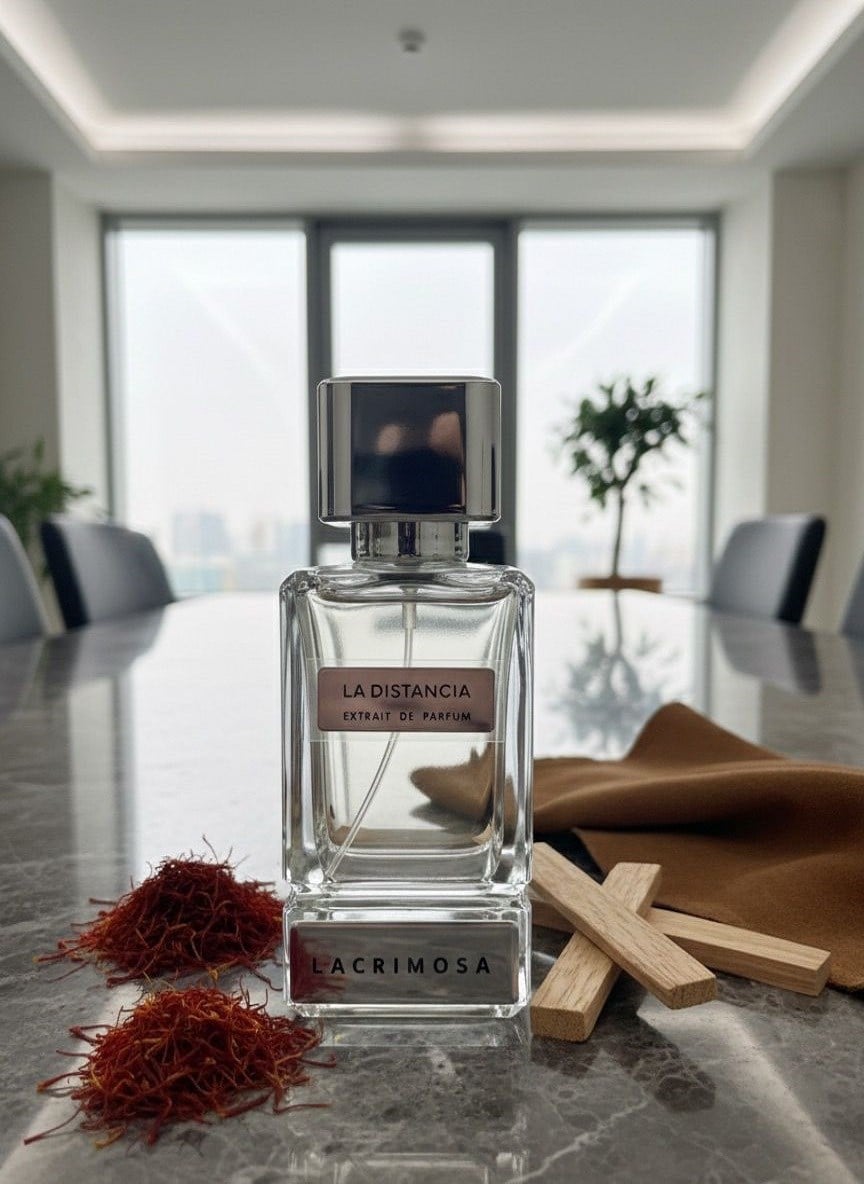 La Distancia 50 ml Erkek Parfüm, Deri/Metalik Safran, Menekşe, Süet