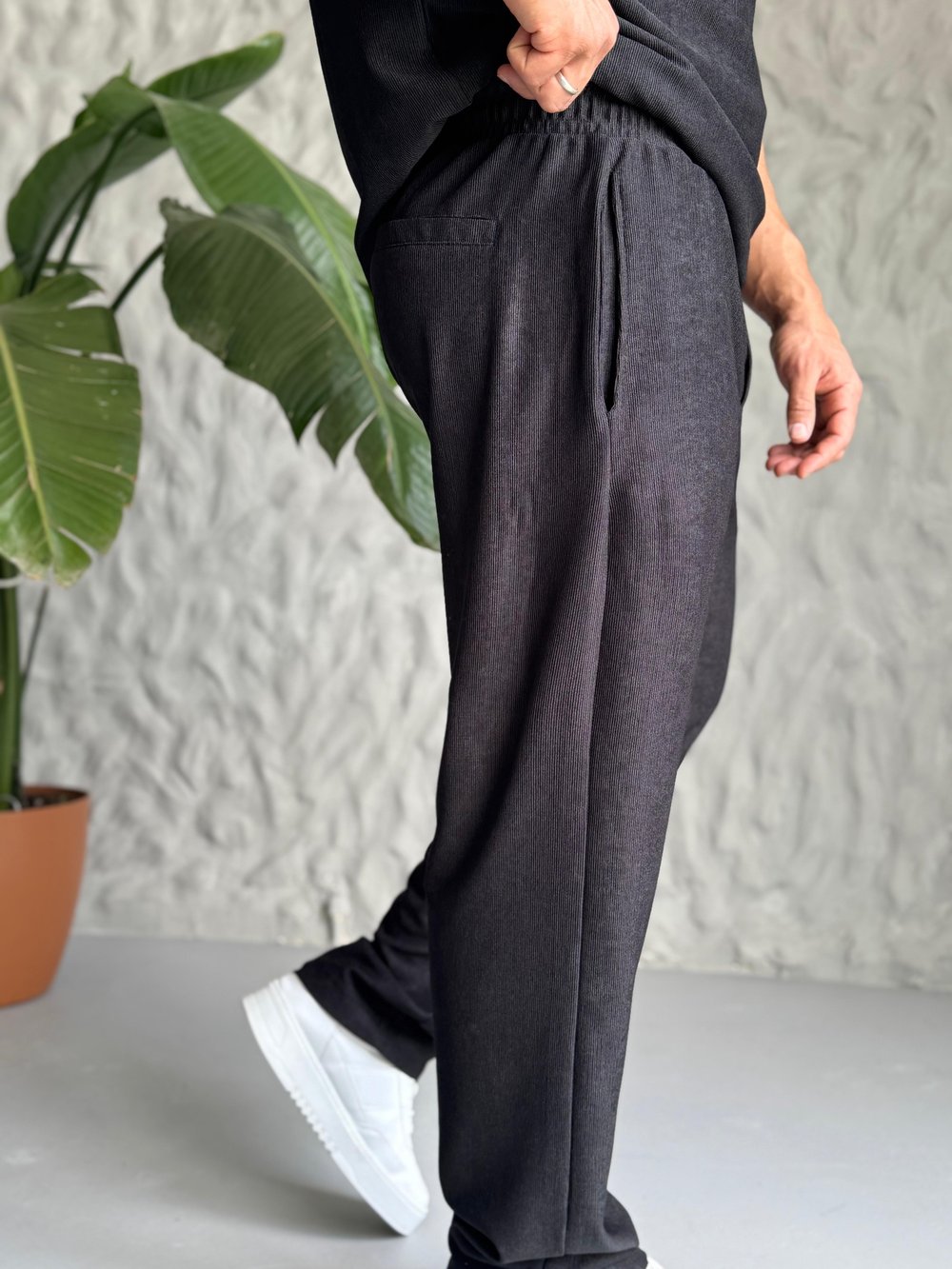 Basic Siyah Yazlık Takım Modeli