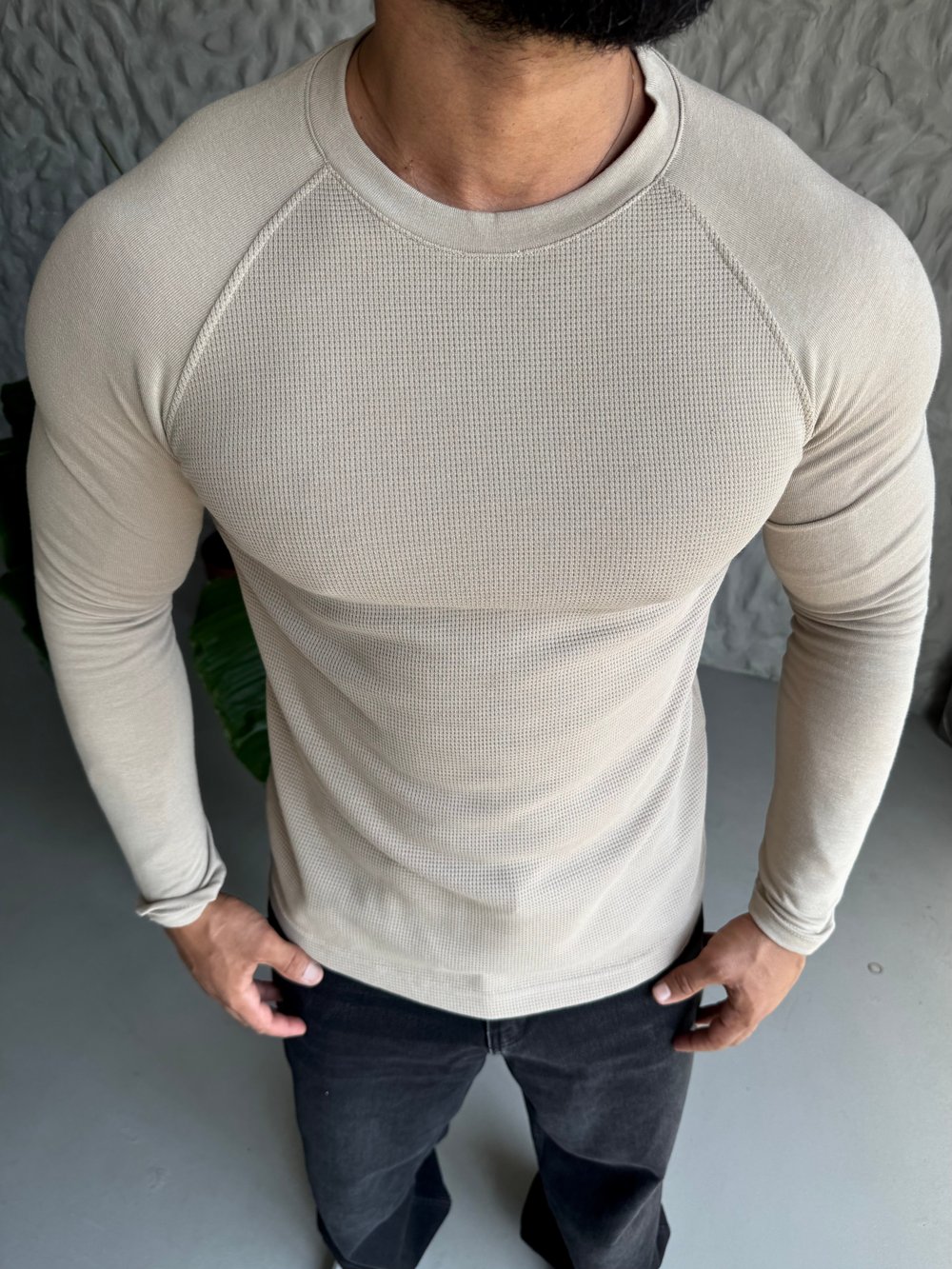 Beji Uzun Kol Reglan Kesim Sweat