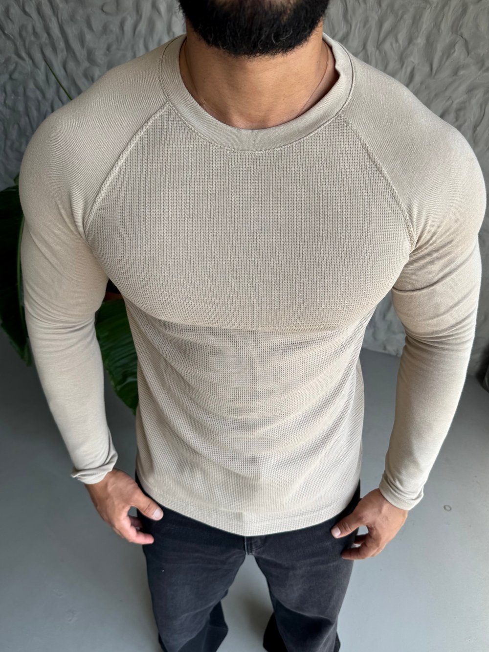 Beji Uzun Kol Reglan Kesim Sweat