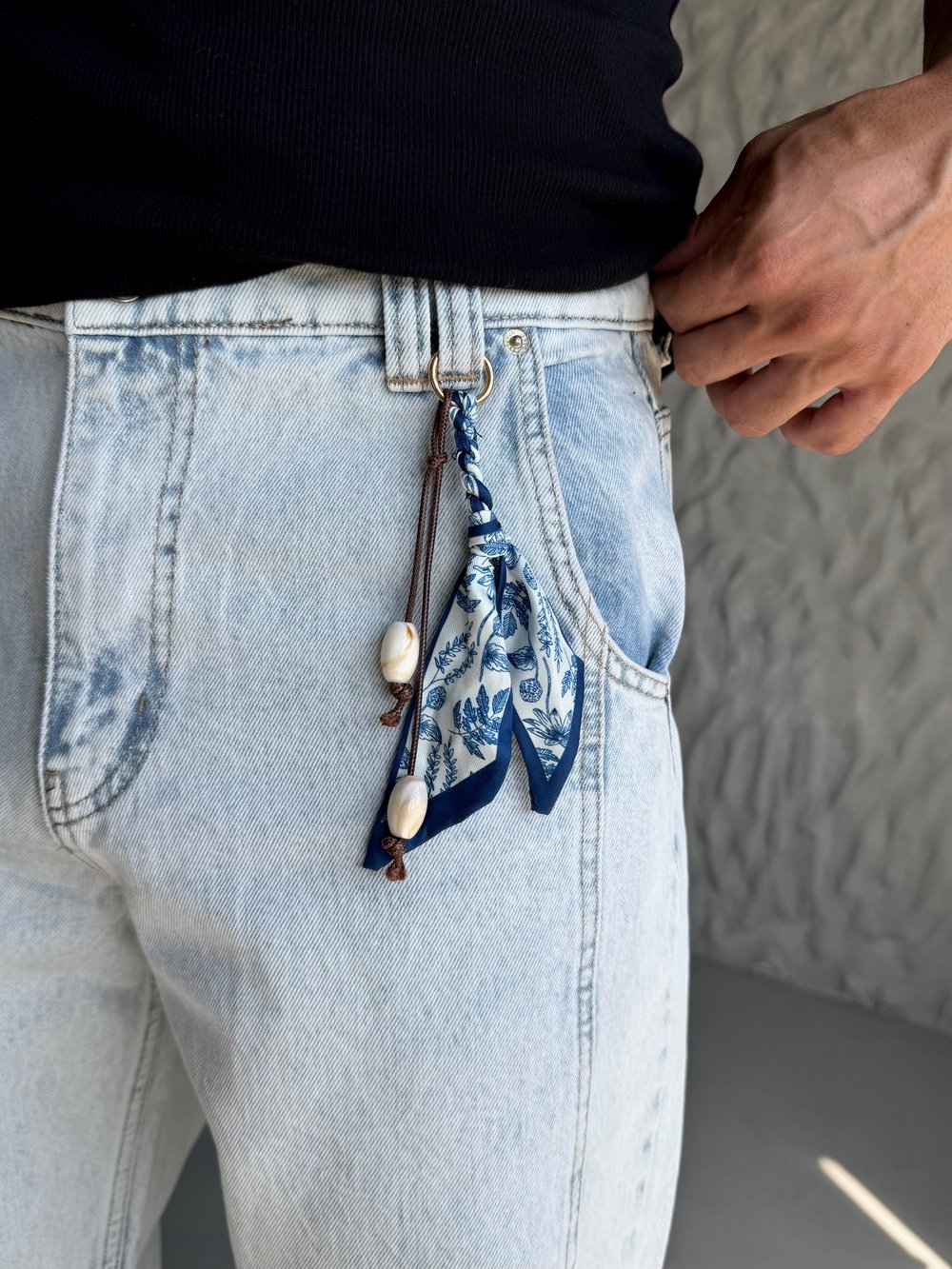 Çima Detay  Baggy Kalıp Kot  Pantolon