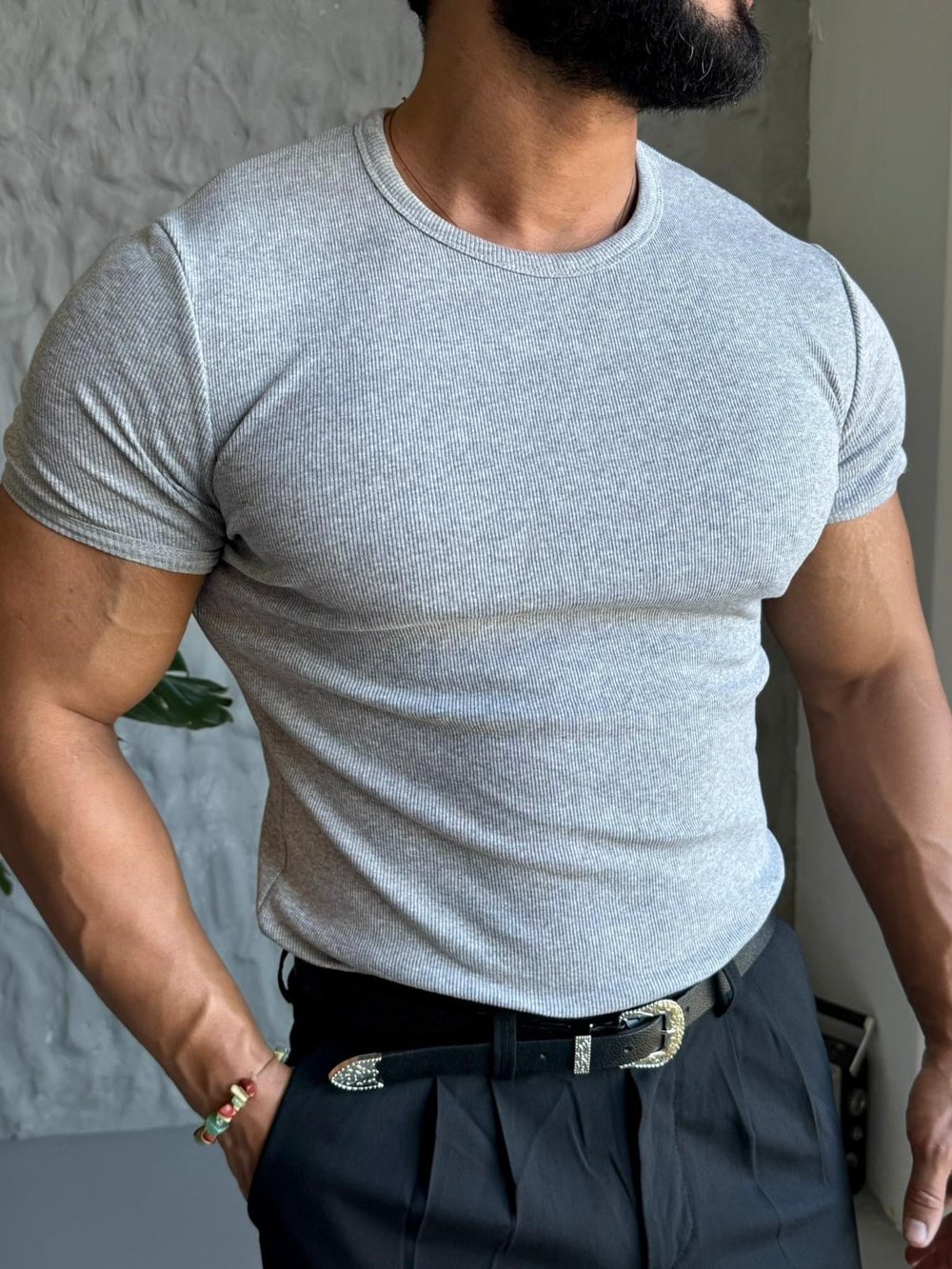Fit Crop Ribana Tişört Modeli
