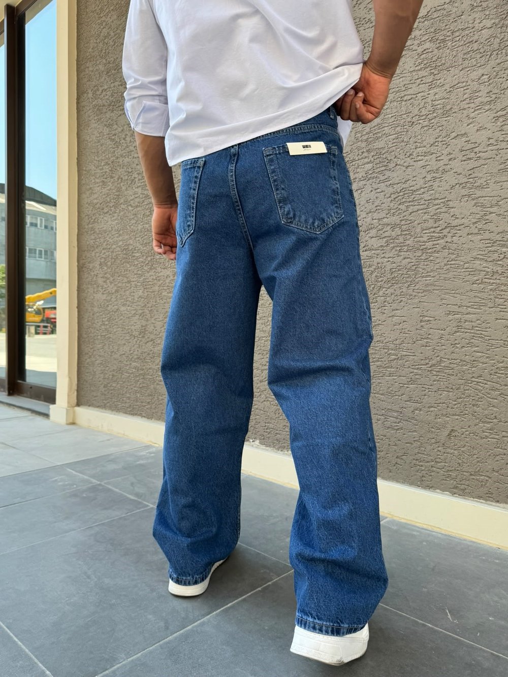 Mavi Extra Baggy Kot Pantolon