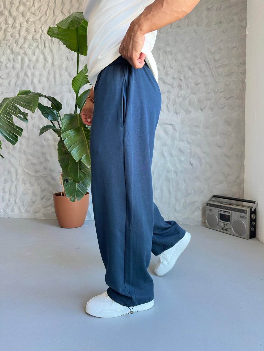 Mavi Oversize Baggy Jogger Modeli