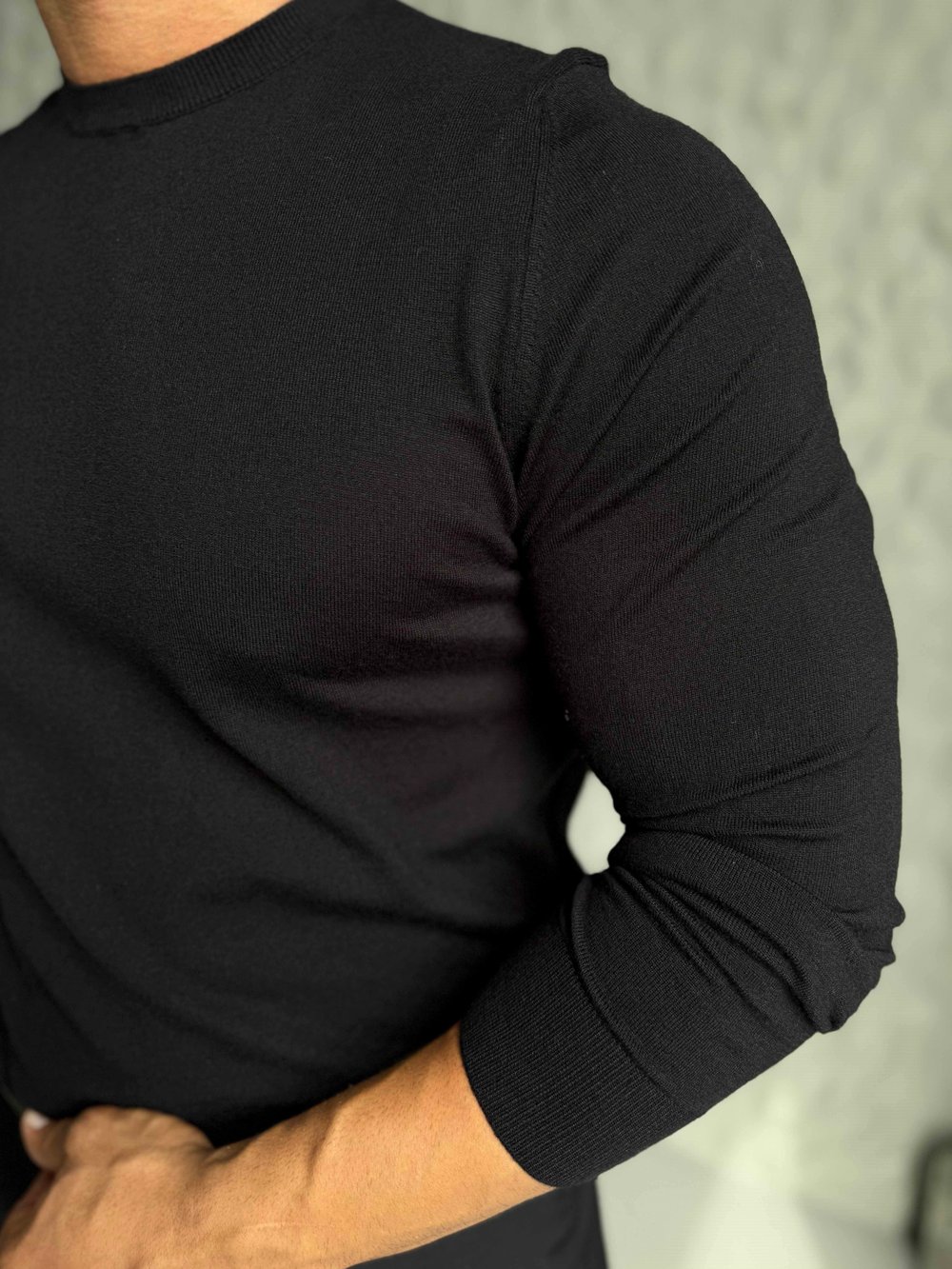 Siyah Premium Pamuk Triko Modeli