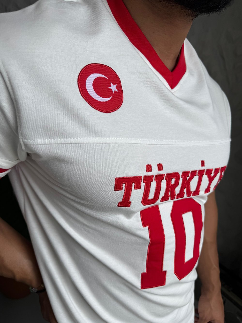 V Yaka Nakış Baskı Türkiye Forması
