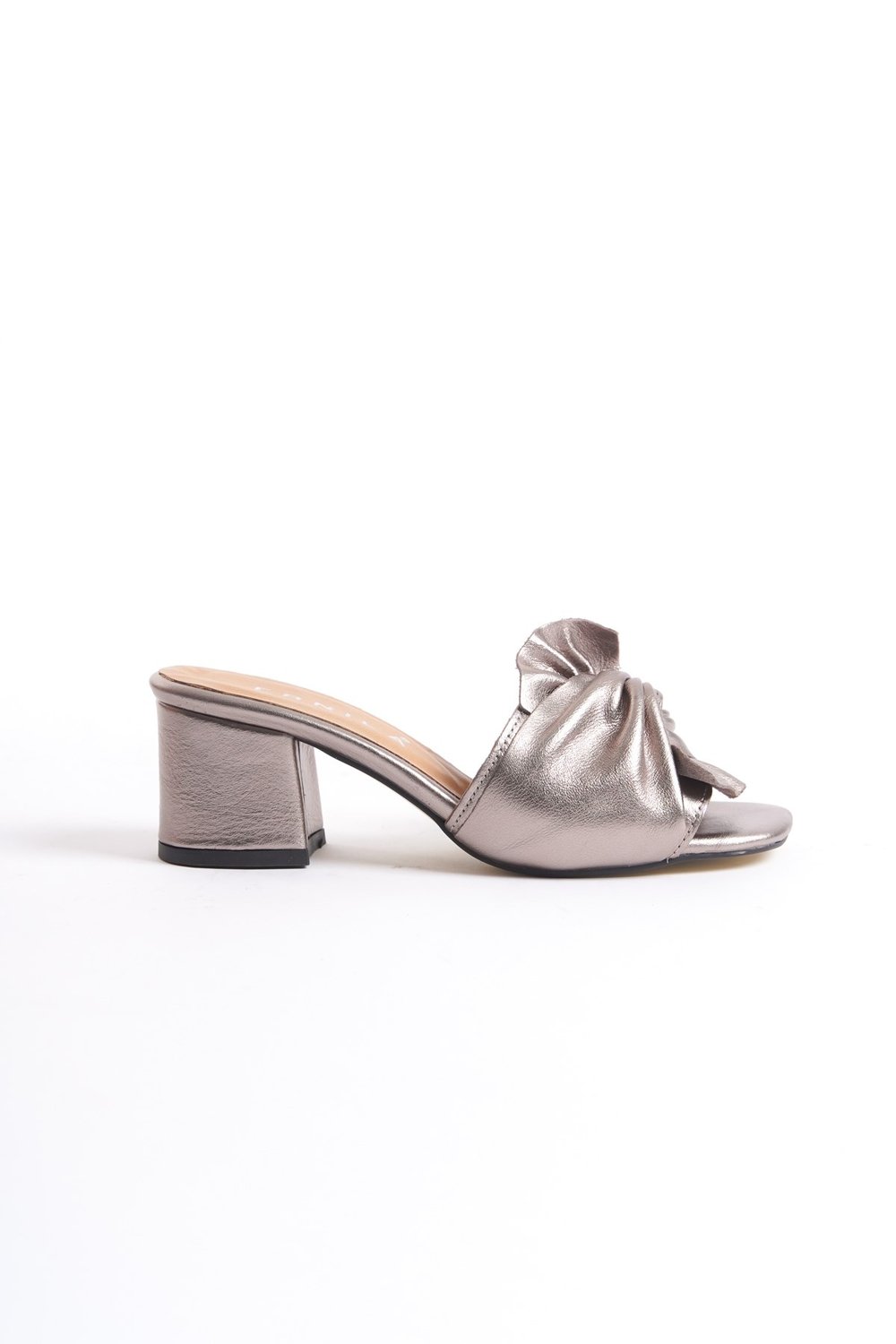 SHOES HAKİKİ DERİ FİYONKLU TOPUKLU TERLİK