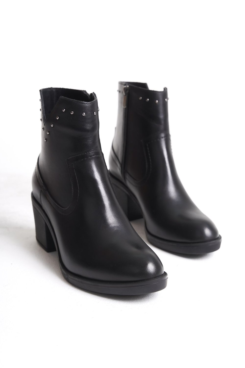 SHOES HAKİKİ DERİ KADIN ZIMBALI BOT