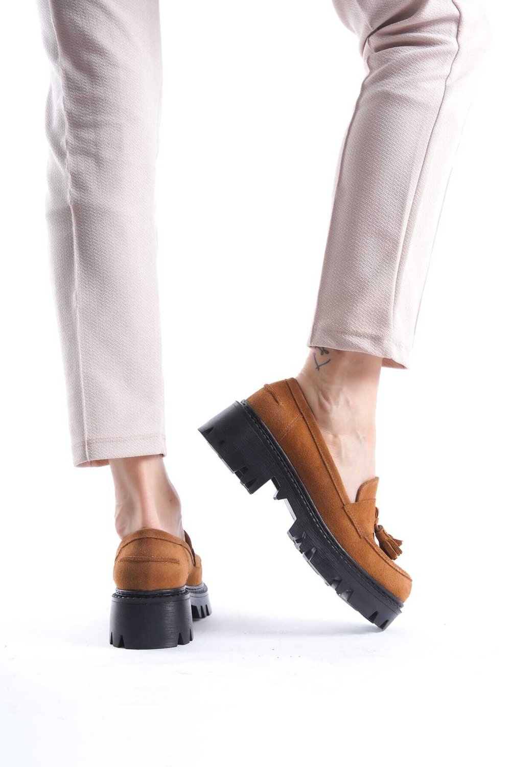 SHOES HAKİKİ DERİ PÜSKÜLLÜ LOAFER AYAKKABI