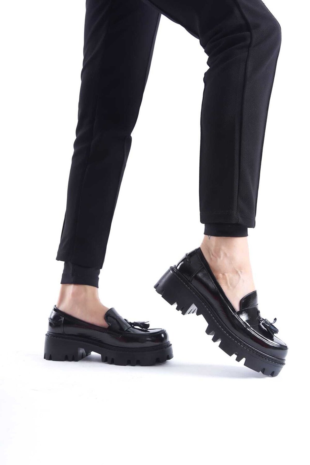 SHOES HAKİKİ DERİ PÜSKÜLLÜ LOAFER AYAKKABI