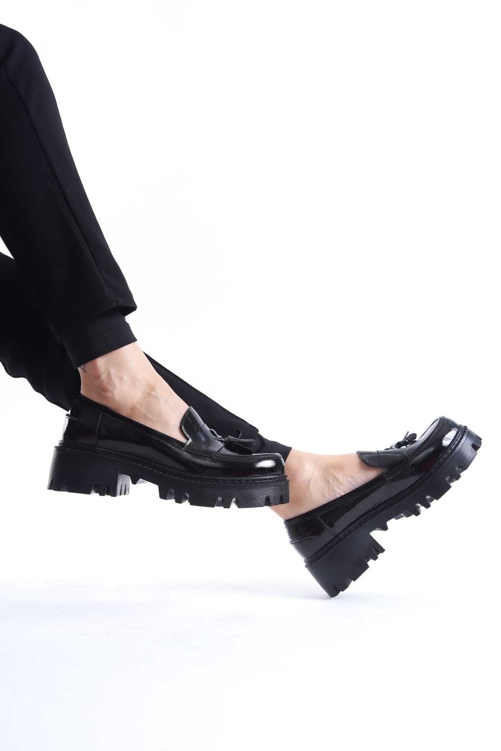 SHOES HAKİKİ DERİ PÜSKÜLLÜ LOAFER AYAKKABI